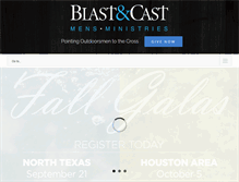 Tablet Screenshot of blastandcast.org